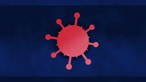 Coronavirus Cells Duplicating and Multiplying - Animated Illustration Stock Footage 127174142
