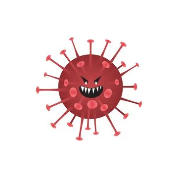 Coronavirus characterized view, vector illustration Stock Illustration