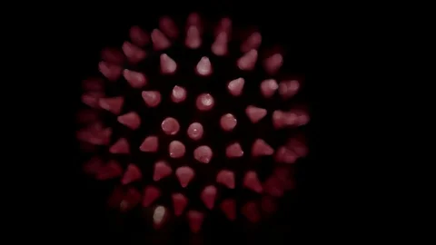 Coronavirus close up, model Stock Footage 126916757