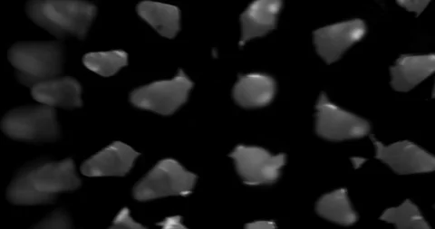 Coronavirus up close, model in motion, ntsc Stock Footage 126914255