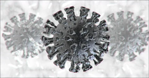 Coronavirus Close-up of virus or bacteria cells Stock Footage 124076594