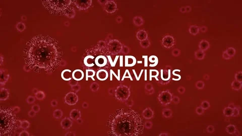 Coronavirus COVID-19 3D Rendering Red Stock Footage 132797911