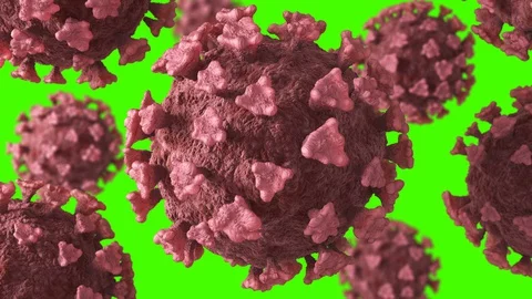 Coronavirus Covid-19 Attacks, Virus Flies on a Camera and Freeze in Slow Motion Stock Footage 128517393