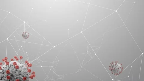 Coronavirus, Covid-19, Background loop Video stock 126724254