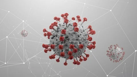 Coronavirus, Covid-19, Background loop Stock-Footage 126724647