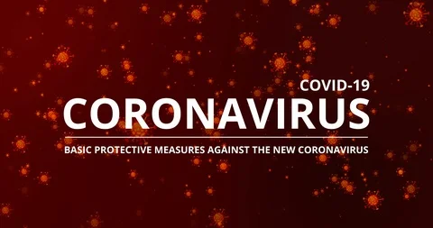 Coronavirus COVID-19. Basic protective measures against the new coronavirus Video stock 128054502