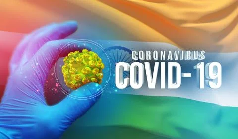 Coronavirus COVID-19 outbreak concept, health threatening virus, background Stock Illustration