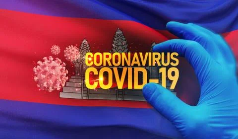 Coronavirus COVID-19 outbreak concept, health threatening virus, background Ilustração Stock