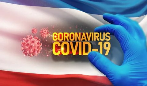 Coronavirus COVID-19 outbreak concept, health threatening virus, background Stock-Illustration