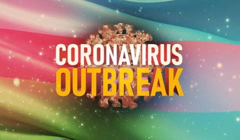 Coronavirus COVID-19 outbreak concept, health threatening virus, background Stock Illustration