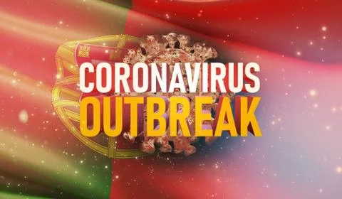 Coronavirus COVID-19 outbreak concept, health threatening virus, background Stock Illustration