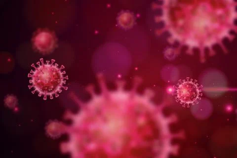 Coronavirus Covid19 Background Stock Illustration