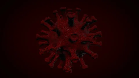 Coronavirus dangerous flu background Stock Footage 128334706