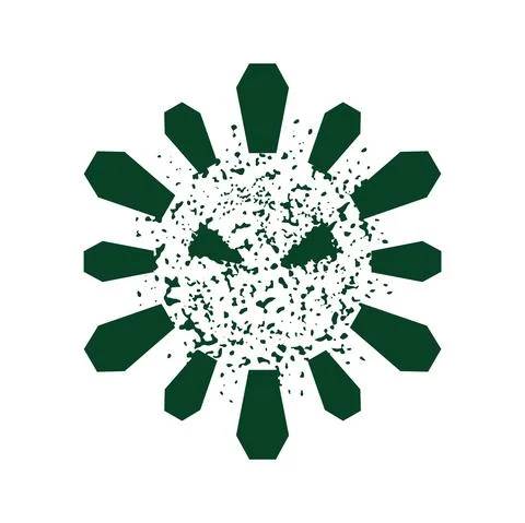 Coronavirus dead Stock Illustration