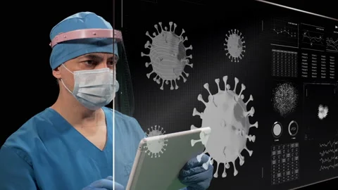 Coronavirus Decoding  Video stock 146875121