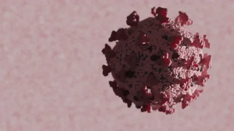 Coronavirus floating through body Stock Footage 158040334