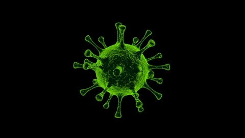 Coronavirus, flu virus ( SARS-CoV-2, Covid-19, 2019nCoV, SARS-CoV, MERS-CoV). Video stock 126653560