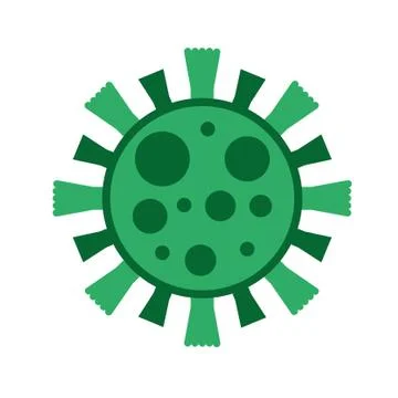 Coronavirus Germ and Virus Icon Stockillustratie