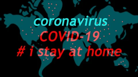 Coronavirus. Global Infection Map. Covid 19. Stock Footage 128295657