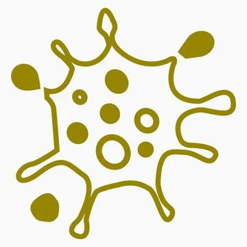 Coronavirus icon. SARS-CoV-2 infection. Illustrazione stock