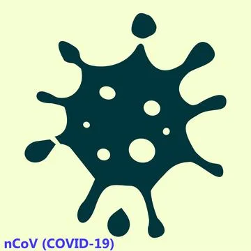 Coronavirus icon. SARS-CoV-2 infection. Stock Illustration