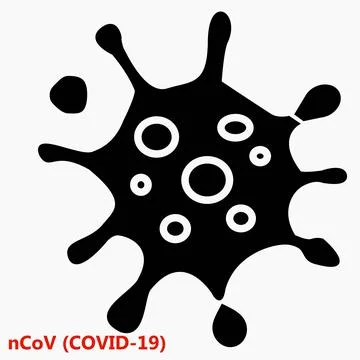 Coronavirus icon. SARS-CoV-2 infection. Stock Illustration