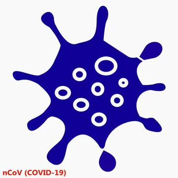 Coronavirus icon. SARS-CoV-2 infection. Stock Illustration