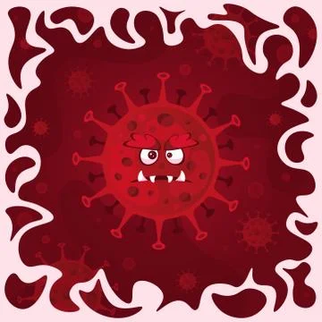 Coronavirus illustration Stock Illustration