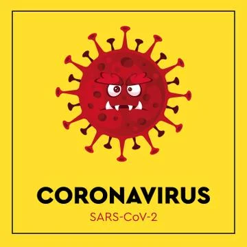 Coronavirus illustration Stock Illustration