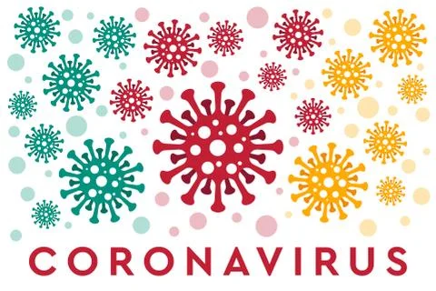 Coronavirus illustration Stock Illustration