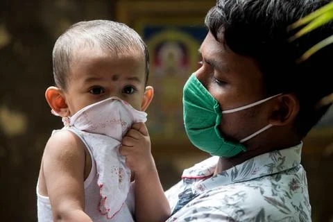 Coronavirus India -  Immunisation programme Stock Photos