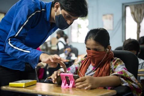 Coronavirus India lockdown  - E learning Photos