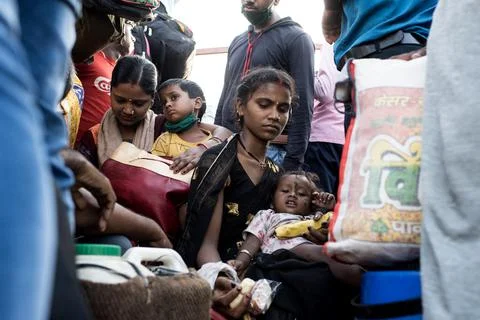 Coronavirus India lockdown - Migrant workers Photos