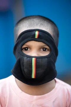 Coronavirus India lockdown - Migrant workers 库存照片