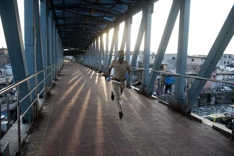 Coronavirus India Lockdown Stock Photos