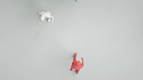 Coronavirus infecting outbreak concept. Vídeo Stock 127128593