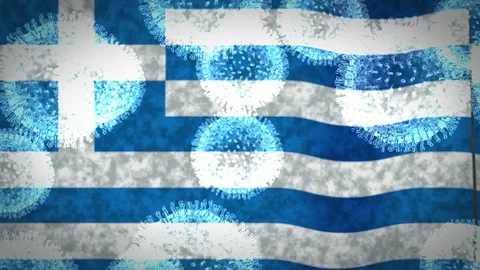 Coronavirus infects Greece, an epidemic that explodes uncontrollably Stock Footage 126526680