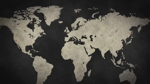 Coronavirus influence on the world. World map tranforms into virus COVID-19. Stock Footage 171559144