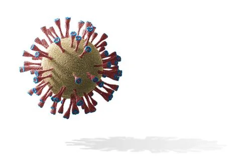 Coronavirus Isolated 2 Stock Illustration