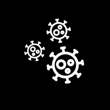Coronavirus line icon, vector illustration Stock Illustration