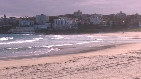 Coronavirus lockdown Bondi Beach in Australia during global COVID 19 Pandemic 15 Stock Footage 150365898