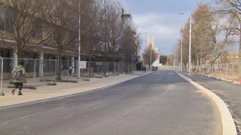 Coronavirus lockdown Brighton streets deserted Stock Footage 127579725