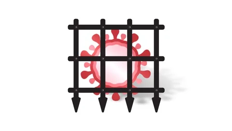 Coronavirus lockdown Stock Footage 128579121