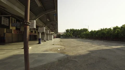 Coronavirus Lockdown India Stock Footage 131944915