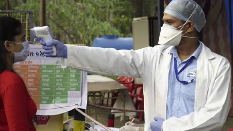 Coronavirus Lockdown India Stock Footage 131946095