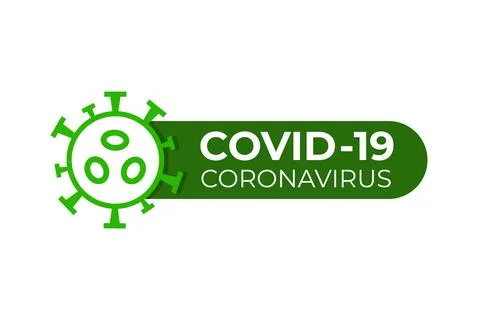 Coronavirus logo Stock Illustration