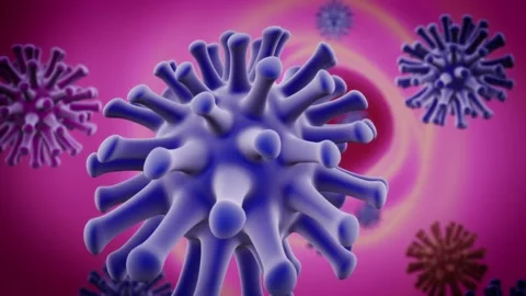 Coronavirus loop Stock-Footage 128970173
