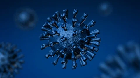 Coronavirus - loopable animaton Stock Footage 127867820