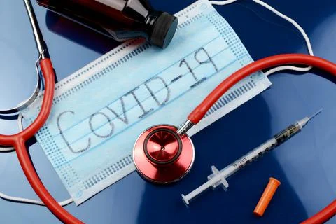 Coronavirus Masked Message Stock Photos