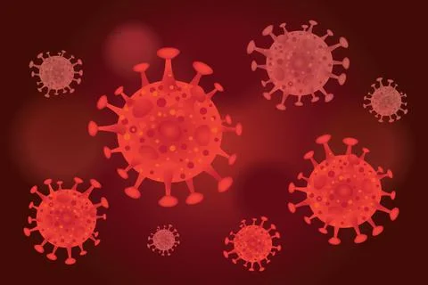 Coronavirus micro scope view, pandemic of the earth, vector illustration Illustrazione stock